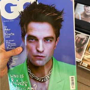 Rare Robert Pattinson GQ magazine march 2022. No Longer in circulation.
